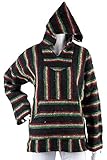 Unisex Classic Rasta Mexican Baja Hoodie (SMALL)
