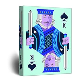Canvas Wall Art - Playing Poker Card Design - King of Spades - Giclee Print Gallery Wrap Modern Home Art Ready to Hang - 12x18 inches