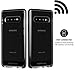 tech21 Protective Samsung Galaxy S10+ Case Thin Patterned Back Cover with FlexShock - Evo Check - Smokey Black