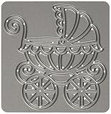 CottageCutz Elites Die Cuts, 2.3 by 2.3-Inch, Baby Carriage