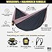 Wise Owl Outfitters Hammock for Camping Single Hammocks Gear for The Outdoors Backpacking Survival or Travel - Portable Lightweight Parachute Nylon SO Charcoal Rose