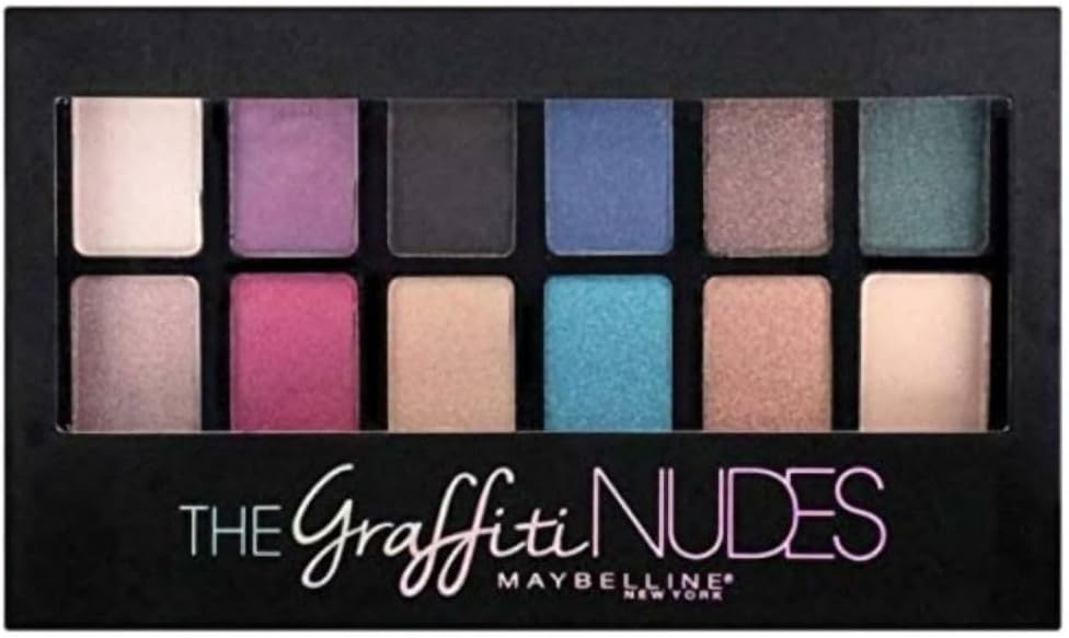 Maybelline The Graffiti Nudes Eyeshadow Palette 12 Shade Metallic Palette