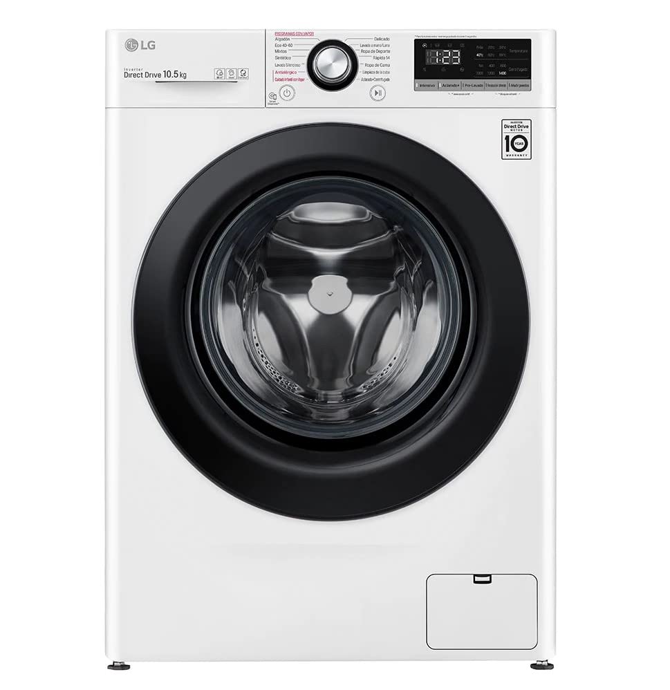 LG-F4WV3010S6W-Lavadora-105kg-carga-frontal-1400RPM-Inteligencia-Artificial-Color-Blanco