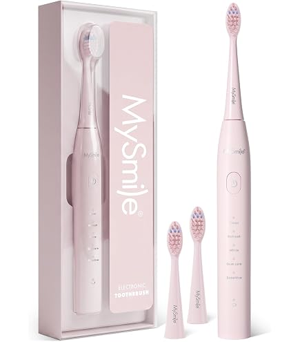 Amazon.com: Sonic Lux™ Pink Whitening Electric Toothbrush for