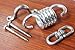 MHMYDZ Hammock Chair Spring Swivel Kit Hammock Chair Ultimate Hanging Kit Stainless Steel Suspension Ceiling Hooks Hammock Chair Hanger Swivel Hook and Snap Hooks Hammock Hooks 500 LB Capacity