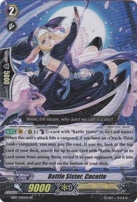 Cardfight Vanguard Tcg - Battle Sister Cocotte (Eb07/005) - Extra Booster Pack 7 Mystical Magus