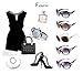 ATTCL Women Polarized UV400 Sunglasses Fashion Plaid Oversized Sunglasses 16214 Brown