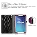 Fintie Keyboard Case for Samsung Galaxy Tab E 9.6 - Slim Fit PU Leather Stand Cover with Premium Quality [All-ABS Hard Material] Removable Wireless [Long Life Battery] Bluetooth Keyboard, Purple