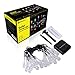 Solar String Lights, 21.3feet 30 LED Water Drop Fairy Lights with 8 Modes, Outdoor Waterproof Solar Powered Lights for Patio, Garden, Lawn, Path, Party and Home Decorations, Multi Color