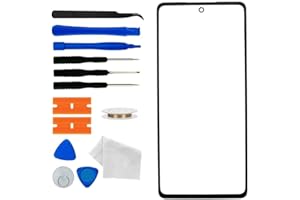 UVER Original Galaxy S21 Ultra 5G Screen Glass Replacement, Front Outer Lens Glass Screen Replacement Repair Kit for Samsung Galaxy S21 Ultra SM-G998 Series (S21 Ultra 6.8'- Black)