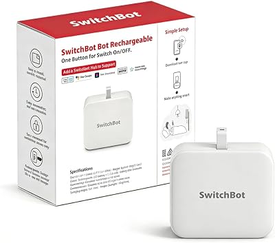 SwitchBot Smart Switch Button Pusher Rechargeable High Torque Fingerbot USB-C