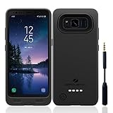 Samsung Galaxy S8 Active Battery Case, ZeroLemon Ultra Power Galaxy S8 Active 8000mAh Extended Battery with Soft TPU Full Edge Protection Case for Galaxy S8 Active – Black
