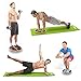 Wobble Board and Yoga Mat Exercise Fitness Balancing Weight Loss Workout Pilates Rehabilitation Home Gym Healthy Training