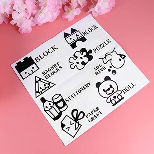 Tomaibaby B086mwjlbh 大型家電 100 品質保証 正規品送料無料 腕時計 新作製品 世界最高品質人気 激安超特価 Diy 工具 ガーデン おもちゃの組織のラベルは プレプリントされたステッカーの耐水キャニスターの箱のラベルをクリアして おもちゃのクローゼットの