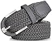 Marino Stretch Belts for Men - Golf Woven Stretch Belt - Gift Box - Gray - Large (40-44