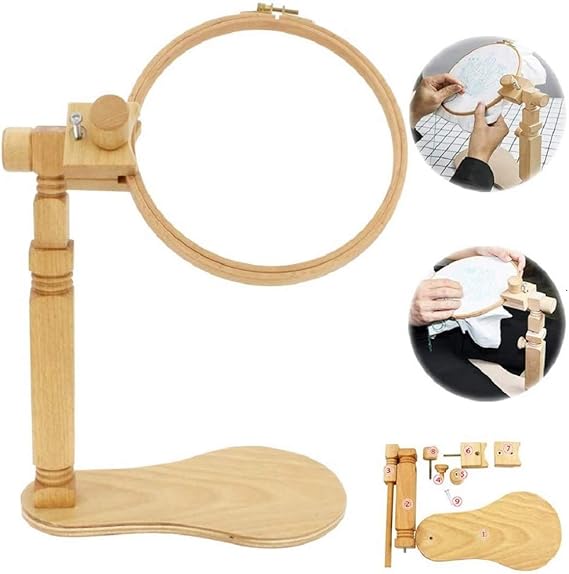 Embroidery Stand, Size Adjustable Cross Stitch Hoop Holder,Upgraded