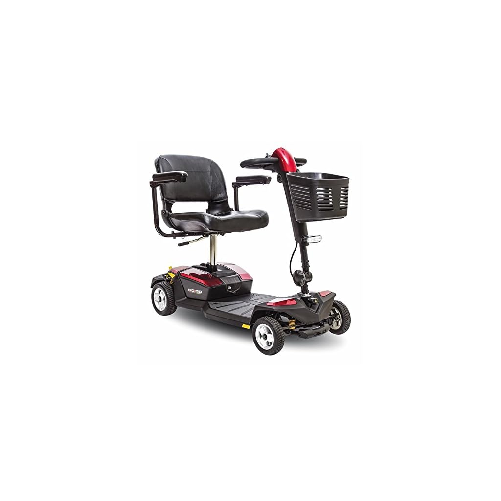 Medline Lightweight Transport Adult Folding Wheelchair with Handbrakes