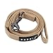 PUPPIA Two Tone Dog Lead Strong Durable Comfortable Grip Walking Training Leash for Small & Medium Dog, Beige, Large