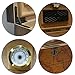 Humidor Supreme Old World Desktop Cigar Humidor - Desktop Cigar Storage with Spanish Cedar Tray & Dividers | Antique Walnut Finish Cigar Box with Humidifier & Glass Hygrometer - Holds 75-100 Cigars