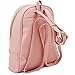 Copi Women's Simple Design Fashion Quilted Casual Backpacks Pink, Not big bag