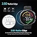 [3 Pack] Tempered Glass Screen Protector Compatible Polar Vantage V 2.5 Touchscreen Watch BECROWMUS Full Coverage 9H Hardness Anti-Scratch High Definition Film Gift Box Clear