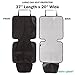 Car Seat Protector with Built-in Trash Can BABYSEATER - Carseat Cover Perfect for Pet, Baby & Toddler Kids. Garbage Basket to Keep Car Clean & Organizer Gift for Christmas (Gray)
