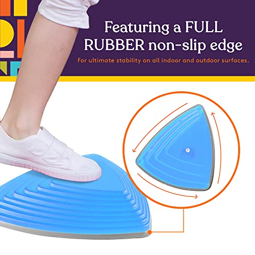 thumbnail image 2 of 12-Piece Kids Stepping Stones - Colorful Balance Blocks For Indoor & Outdoor Play, Supports 220lbs 2 of 13