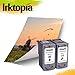 Inktopia 2 Pack Remanufactured High Yield Ink Cartridge Replacement for Canon PG 40 CL 41 0615B002 0617B002 (1 Black 1 Color) Compatible with Canon PIXMA MP140 MP150 MP160 MP170 MP180 MP190 MP210