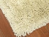 Euro Shag Rug - Marshmallow, Extra Thick twisted Acrylic Yarn
