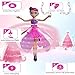 Magically Flying Fairy Doll - Best Gift for 6 Year Old Girl Kids Toy - Infrared Induction and Remote Control Toys - Birthday Present for 3-4-5-7-8-9 Ages Children(Random Little Gift - 4 Spare Wings)