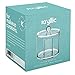 Acrylic Cotton Balls Qtip Holder - clear bathroom decor apothecary canister jar dispenser & organizer with lid for vanity! Container for food candy & swab q tips makeup for easy cosmetic organization!