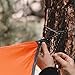 Wise Owl Outfitters Rain Fly Tarp - The WiseFly Premium 11 x 9 ft Waterproof Camping Shelter Canopy - Lightweight Easy Setup for Hammock or Tent Camp Gear - Orange