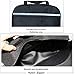 Wheelchair Backpack Bag,Wheelchair Side Bag, Wheelchair Armrest Pouch Large Capacity Organizer Bag, Arm Rest