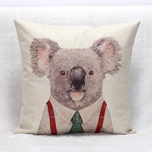 Mr. Flax Animal Home Office Sofa Cushion By Pillowcase Mr. Koala¡­...