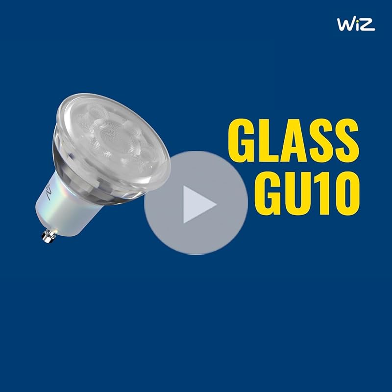 Smart Bulb, Spot LED connecté GU10, Lumière multicolore, Pack de 4