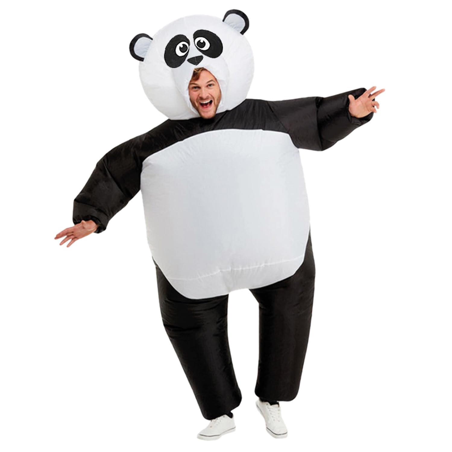 Inflatable Panda Disguise | Unusual Adult Size 160 to 190cm Costume | Premium Quality | Made of Highly Resistant Polyester - Pleasant to Wear | Inflating System Included | OriginalCup® — image 1