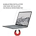 Surface Laptop 13.5 Screen Protector Glass, RBEIK Premium Anti-Scratch Tempered Glass Screen Protector for Microsoft Surface Laptop 13.5