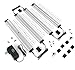 EShine 4 Panels 12 Inch LED Under Cabinet Lighting, with IR Sensor! Hand Wave Activated - Bright, Strong and Stable - Easy to Install, Screw and 3M Sticker Options Included - Deluxe Kit, Warm White