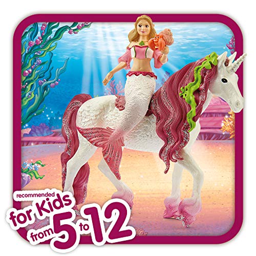 schleich 70593 Meerjungfrau-Feya auf Unterwassereinhorn, für Kinder ab 5-12 Jahren, BAYALA - Spielfigur – Bild 3