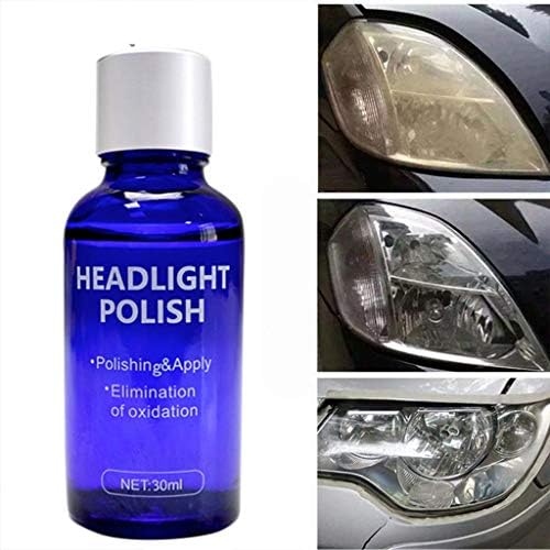 NEWLUK Headlamp refurbishing agent丨High Density Headlight Polish Liquid Cars Restoration Fluid丨Durable Repair&Avoiding Car Scratches, As New Detergent (Multicolor -30ML)