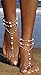 Bienvenu Ivory Pearl Beach Wedding Barefoot Sandals Dancing Ankle Bracelet, Gold