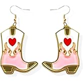 Valentines Day Earrings for Women Red Heart Earrings Love Envelope Dangle Earrings Cute Bear Earrings Valentines Day Accessories for Women Valentine's Day Gifts for Her