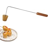 LoveDeal Nyonya Pie Tee Maker, Malaysian Mini Deep Tart Shell Mold | Copper Fry Tart Cup Mold, Reusable Heavy Duty Fried Asian Cooking Tool, Homemade Pie Tee