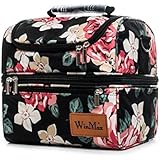 Insulated Lunch Box with Shoulder Strap for Men and Women,Large Cooler Tote Bag To-Go Work and Outdoors Durable/Waterproof/Firm Foil