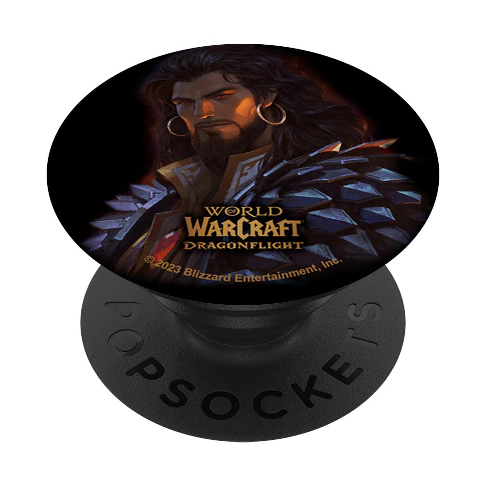 World of Warcraft Dragonflight Wrathion The Black Prince PopSockets Swappable PopGrip