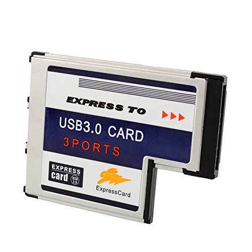 Cewaal Mingruie 54mm Express 3 Ports USB3.0 Card Adapter for Computer Laptop Desktop PC for Computer Laptop Desktop PC