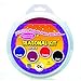 READY 2 LEARN Jumbo Circular Washable Stamp Pads - Seasonal - Set of 4 - Purple, Pink, Orange and Black - 5.75