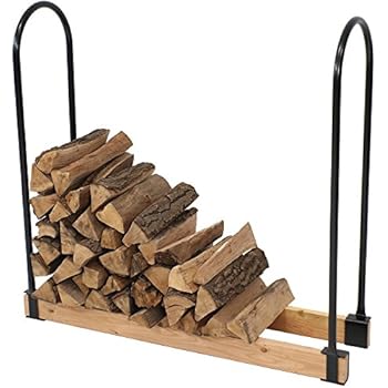 Amazon.com : Sunnydaze Steel Adjustable Firewood Log Rack