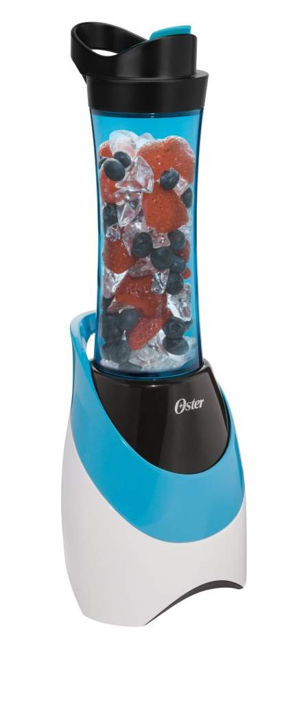 Oster BLSTPB-WBL My Blend 250-Watt Blender with Travel Sport Bottle, Light Powder Blue - Image 3