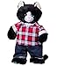 Plaid Flannel Shirt & Jeans Teddy Bear Clothes Outfit Fits Most 14